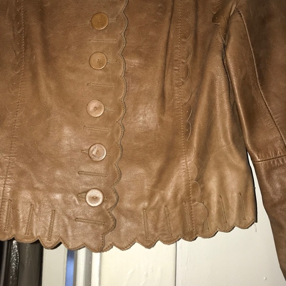 Arden B. leather bolero jacket - Picture 3 of 7